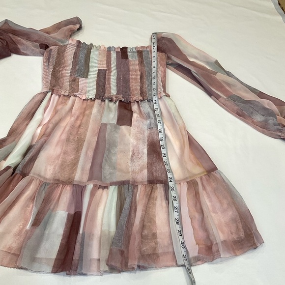 Aritzia Wilfred Tempest Tier Mini Dress Size Medium - Picture 15 of 16